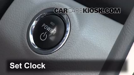 2009 Toyota Camry Hybrid 2.4L 4 Cyl. Reloj Fijar hora de reloj